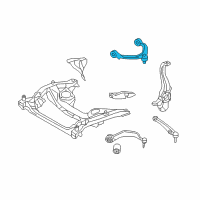 OEM 2014 BMW ActiveHybrid 7 Top Camber Correction Control Arm Diagram - 31-12-6-854-614