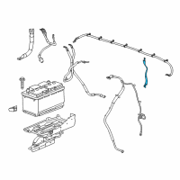 OEM 2013 Chevrolet Tahoe Ground Cable Diagram - 23249195