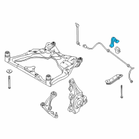 OEM 2014 Nissan Quest Bracket STABILIZER RH Diagram - 54614-1AV0A