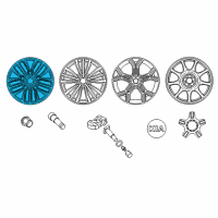 OEM 2018 Kia Stinger Wheel Assembly-Aluminum Diagram - 52910J5100