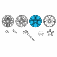 OEM Kia Wheel Assembly-Aluminum Diagram - 52910J5210
