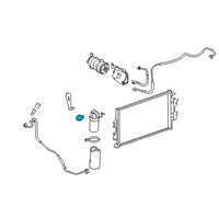 OEM Cadillac AC Switch Diagram - 15144494