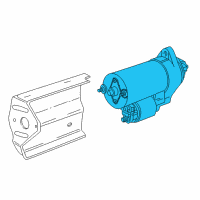 OEM 2005 BMW X5 Exchange Starter Motor Diagram - 12-41-7-501-738