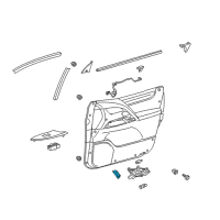 OEM 2017 Lexus LX570 Switch, Seat Memory Diagram - 84927-60080