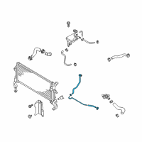 OEM Hyundai Elantra Hose & Clamp Assembly Diagram - 25450-F3300