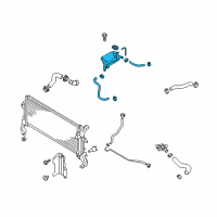 OEM 2017 Hyundai Elantra Reservoir Assembly-Radiator Diagram - 25430-F3300