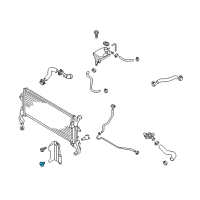 OEM Hyundai Elantra Coupe Retainer Assembly-Bumper Cover Mounting Diagram - 86590-3S000