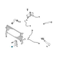 OEM 1994 Hyundai Scoupe Retainer Assembly-Bumper Cover Mounting Diagram - 86590-3S000