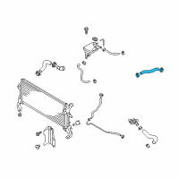 OEM 2019 Hyundai Elantra Hose Assembly-Radiator, Upper Diagram - 25414-F3300