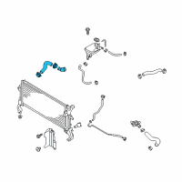 OEM 2020 Hyundai Elantra Hose Assembly-Radaator, Lower Diagram - 25415-F3300
