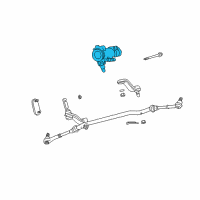 OEM Dodge Dakota Gear-Power Steering Diagram - R2106501AA