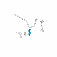 OEM Toyota Avalon Stabilizer Bar Clamp Diagram - 48832-06030