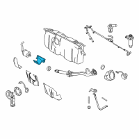 OEM Ford Fuel Filter Bracket Diagram - F8AZ-9180-AA