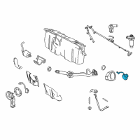 OEM 2009 Lincoln Town Car Filler Cap Diagram - 9W7Z-9030-B