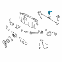 OEM 2003 Mercury Marauder Vapor Valve Diagram - F8DZ-9B593-AB