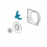 OEM 2005 Cadillac SRX Adapter Diagram - 12597700