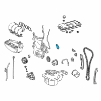 OEM 2006 Pontiac Vibe Gasket, Engine Front Cover Diagram - 88969520