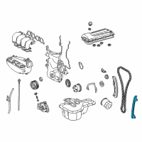 OEM Pontiac Vibe Dampener, Timing Chain Diagram - 88969566