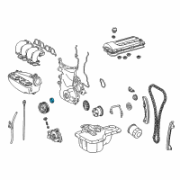 OEM 2008 Pontiac Vibe Seal, Crankshaft Front Oil Diagram - 94858992