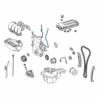 OEM 2003 Pontiac Vibe Gasket, Engine Front Cover Diagram - 88969519