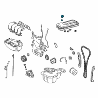 OEM 2004 Pontiac Vibe Cap, Oil Filler Diagram - 88972642