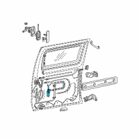OEM 1997 Ford E-150 Econoline Club Wagon Actuator Diagram - F5SZ-63218A42-B