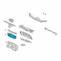 OEM 2006 Honda Insight Insulator, Dashboard (Lower) Diagram - 74265-S3Y-A00