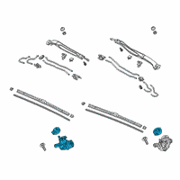 OEM 2019 Honda Clarity Wiper Assembly, Windshield (Driver Side) Diagram - 76500-TRT-A03