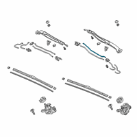 OEM Honda Clarity Tube (380MM) Diagram - 76874-TL4-G01