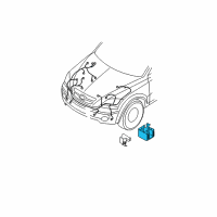 OEM 2007 Kia Sorento Connector Box Diagram - 912103E900