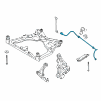 OEM 2018 Nissan Pathfinder STABILIZER-FRT Diagram - 54611-3JA0C