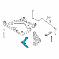 OEM 2014 Infiniti QX60 Transverse Link Complete, Right Lower Diagram - 54500-3JA0D