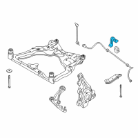 OEM 2016 Nissan Murano Clamp-Stabilizer Diagram - 54614-3JA0A