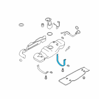 OEM Ford F-150 Support Strap Diagram - 9L3Z-9054-C