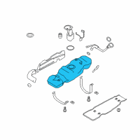 OEM 2011 Ford F-150 Fuel Tank Diagram - 9L3Z-9002-B