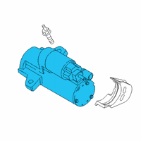 OEM 2015 Ford Edge Starter Diagram - DS7Z-11002-J