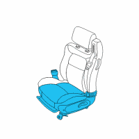 OEM Chrysler Front Seat Cushion Diagram - 1AQ071DVAA