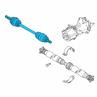 OEM 2020 Nissan Murano Shaft Assy-Rear Drive Diagram - 39600-5AA0A