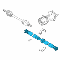 OEM 2015 Nissan Murano Shaft Assembly PROPELLER Diagram - 37000-5AA1B