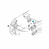 OEM 2010 Toyota Prius Fuse & Relay Box Diagram - 82660-08020