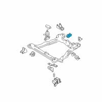 OEM 2008 Kia Spectra Rear Roll Stopper Bracket Assembly Diagram - 219302F400