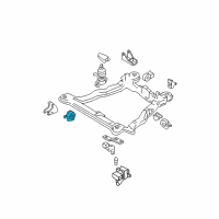 OEM 2009 Kia Spectra Front Roll Stopper Bracket Assembly Diagram - 219102F010