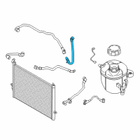 OEM 2017 BMW 540i Coolant Feed Line Pipe Diagram - 17-12-8-602-615