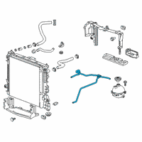 OEM 2019 Chevrolet Blazer By-Pass Hose Diagram - 23253746