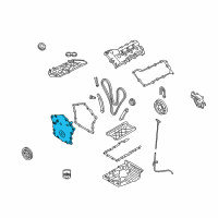 OEM 2006 Dodge Magnum Cover-Timing Case Diagram - 4792802AC
