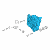 OEM 2005 Kia Spectra Reman Alternator Diagram - 3730022650RU