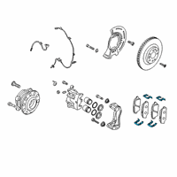 OEM 2020 Kia Telluride Spring-Pad Diagram - 58144C5750