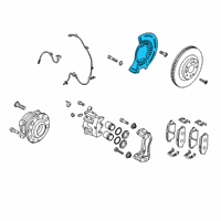 OEM 2020 Hyundai Palisade Cover-FR Brake Disc Dust LH Diagram - 51755-S1800