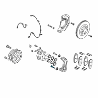 OEM 2022 Kia Telluride Rod Assembly-Guide(A) Diagram - 581614H000