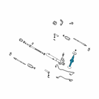 OEM 2007 Infiniti FX45 Pinion Assy-Power Steering Diagram - 49220-CG010